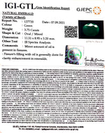 Load image into Gallery viewer, 3.75/CT Natural Panna Stone with Govt. Lab Certified-(4551)
