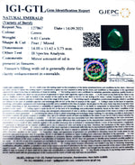 Load image into Gallery viewer, 6.41//CT Natural Panna Stone with Govt. Lab Certified-(4551)