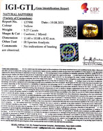 Load image into Gallery viewer, 9.27/CT Natural Ceylonese Pukhraj with Govt Lab Certificate-78810