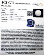 Load image into Gallery viewer, 4.98/CT Natural Fire Opal with Govt. Lab Certificate (1665)
