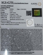 Load image into Gallery viewer, 3.69/CT Natural Panna Stone with Govt. Lab Certified-(2331)