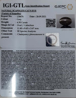 Load image into Gallery viewer, 4.30/CT Natural Scapolite Cat's Eye with Govt. Lab Certified-(1221)