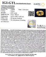 Load image into Gallery viewer, 4.80/CT Natural Ceylonese Pukhraj with Govt Lab Certificate-YELSA9V