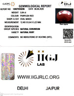 Load image into Gallery viewer, 5.84/CT Natural Ruby Stone with Govt. Lab Certificate-12927D53236