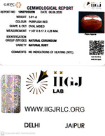 Load image into Gallery viewer, 3.91/CT Natural Ruby Stone with Govt. Lab Certificate-12927D53239