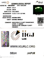 Load image into Gallery viewer, 8.25/CT Natural Panna Stone with Govt. Lab Certificate-12927D53247