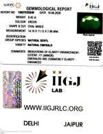 Load image into Gallery viewer, 8.42/CT Natural Panna Stone with Govt. Lab Certificate-12927D53249
