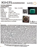 Load image into Gallery viewer, 8.36/CT Natural Panna Stone with Govt. Lab Certified (4551)