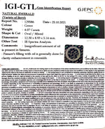 Load image into Gallery viewer, 4.51 Ratti Natural Panna Stone with Govt. Lab Certified (3441)