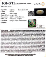 Load image into Gallery viewer, 6.67/CT Natural Fire Opal with Govt. Lab Certificate-3441