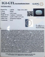 Load image into Gallery viewer, 5.49 Ratti Natural Opal with Govt. Lab Certificate (832)