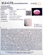 Load image into Gallery viewer, 5.50 Ratti Natural new burma Ruby with Govt. Lab Certificate-(2331)