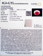 Load image into Gallery viewer, 5.49 Ratti Natural New Burma Ruby with Govt. Lab Certificate-(3441)
