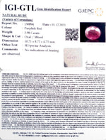 Load image into Gallery viewer, 4.41 Ratti Natural Ruby with Govt Lab Certificate-(7881)