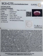 Load image into Gallery viewer, 8.51 Ratti Natural new burma Ruby with Govt. Lab Certificate-(2331)