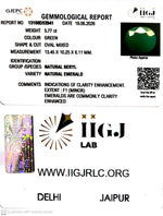 Load image into Gallery viewer, 5.77/CT Natural Panna Stone with Govt. Lab Certificate-13108D53941