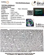 Load image into Gallery viewer, 16.45 Ratti Natural Panna Stone with Govt. Lab Certified (3441)