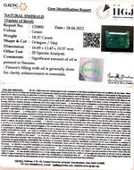Load image into Gallery viewer, 20.39 Ratti Natural Panna Stone with Govt. Lab Certified (3441)