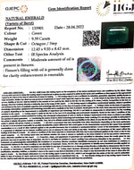 Load image into Gallery viewer, 10.42 Ratti Natural Panna Stone with Govt. Lab Certified (3441)