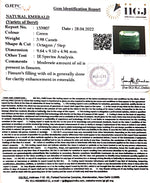 Load image into Gallery viewer, 4.41 Ratti Natural Panna Stone with Govt. Lab Certified-(1221)