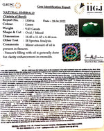 Load image into Gallery viewer, 9.03/CT Natural Panna Stone with Govt. Lab Certified (4551)