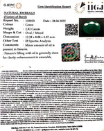 Load image into Gallery viewer, 2.82/CT Natural Panna Stone with Govt. Lab Certified (3441)
