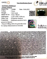 Load image into Gallery viewer, 4.06 Ratti Natural Panna stone with Govt. Lab Certified-3441