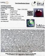 Load image into Gallery viewer, 13.58/CT Natural Mozambique Ruby with Govt. Lab Certificate-RUBY9X