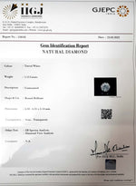 Load image into Gallery viewer, 1.13/Carat Natural Diamond With Govt. Lab Certificate (180000)