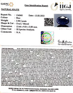 Load image into Gallery viewer, 3.98/CT Natural Iolite with Govt Lab Certificate-(1221)