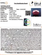 Load image into Gallery viewer, 4.89/CT Natural Neo Burma Ruby with Govt. Lab Certificate-(5661)