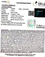Load image into Gallery viewer, 8.59/CT Natural Panna Stone with Govt. Lab Certified-4551