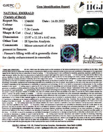 Load image into Gallery viewer, 7.26/CT Natural Panna Stone with Govt. Lab Certified-(8991)