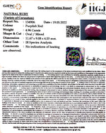 Load image into Gallery viewer, 4.96/CT Natural Mozambique Ruby with Govt. Lab Certificate-(7881)