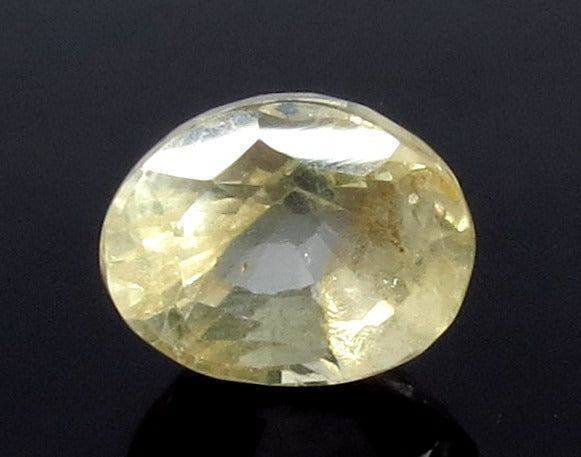 3.84/CT Natural Ceylonese Pukhraj with Govt Lab Certificate-YELSA9U