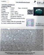 Load image into Gallery viewer, 10.94/CT Natural Panna Stone with Govt. Lab Certified-3441