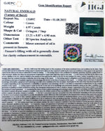 Load image into Gallery viewer, 4.97/CT Natural Panna Stone with Govt. Lab Certified-3441