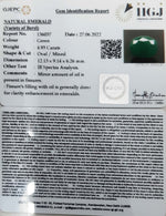 Load image into Gallery viewer, 4.93/CT Natural Panna Stone with Govt. Lab Certified-12210
