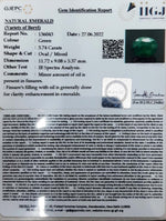 Load image into Gallery viewer, 3.74/CT Natural Panna Stone with Govt. Lab Certified-(4551)