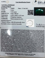 Load image into Gallery viewer, 7.25/CT Natural Panna Stone with Govt. Lab Certified-12210