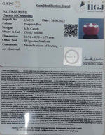 Load image into Gallery viewer, 6.34/CT Natural Mozambique Ruby with Govt. Lab Certificate-7881