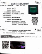 Load image into Gallery viewer, 4.87/CT Natural Panna Stone with Govt. Lab Certificate (45510)