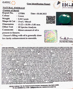 Load image into Gallery viewer, 5.54/CT Natural Panna Stone with Govt. Lab Certified-3441
