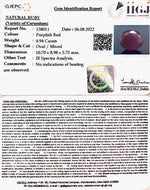 Load image into Gallery viewer, 5.48 Ratti Natural new burma Ruby with Govt. Lab Certificate-(2331)