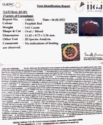 Load image into Gallery viewer, 6.22 Ratti Natural new burma Ruby with Govt. Lab Certificate-(2331)