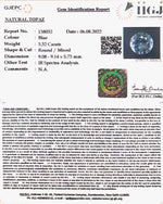 Load image into Gallery viewer, 3.32/CT Natural Certified Blue Topaz Gemstone -138032