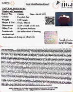 Load image into Gallery viewer, 7.59/CT Natural Neo Burma Ruby with Govt. Lab Certificate-4551