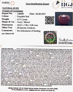 Load image into Gallery viewer, 4.71/CT Natural Neo Burma Ruby with Govt. Lab Certificate-4551