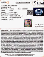 Load image into Gallery viewer, 2.52/CT Natural Aquamarine with Govt Lab Certificate-5661