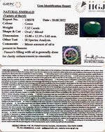 Load image into Gallery viewer, 7.52/CT Natural Panna Stone with Govt. Lab Certified (3441)